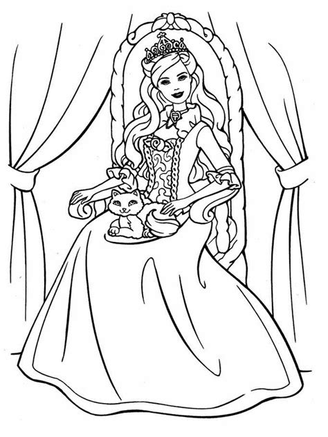 Free Printable Barbie Coloring Pages For Kids