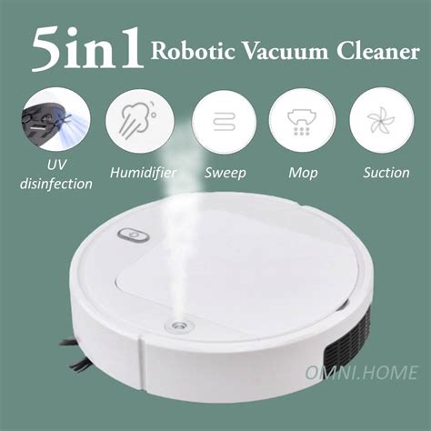 5 In 1 Wireless Smart Robot Vacuum Cleaner Automatic Machine Sweep Mop