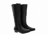 Images of Black Knee Length Boots Wide Calf