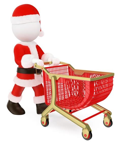 Santa Pushing Cart Stock Illustrations 47 Santa Pushing Cart Stock