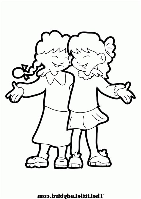 Friendship Coloring Pages Printable Coloring Home