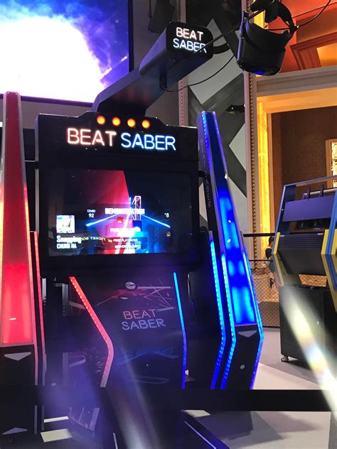 A beat saber arcade machine exists? : beatsaber