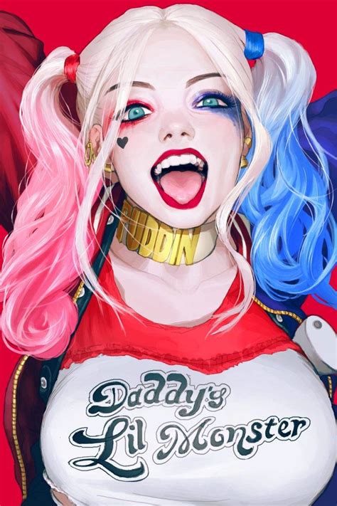Anime Artwork Harley Quinn Anime Hd Wallpaper