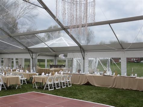 Estimate the number of dancers and if this number is close to forty (40. Clear Top Tents with Cherry Dance Floor | Mutton Party & Tent Rentals | Flickr
