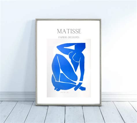 Matisse Blue Nude Matisse Art Print Henri Matisse Nu Bleu Etsy