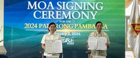 Deped Cebu City Ink Agreement For 2024 Palarong Pambansa Hosting The