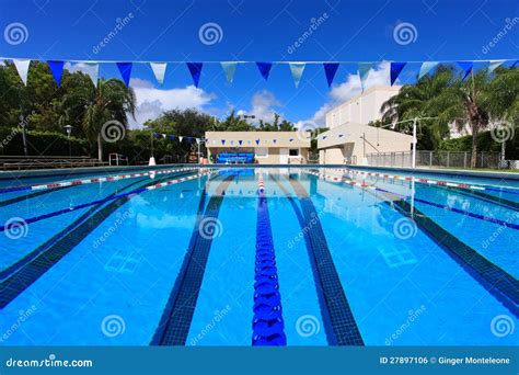 Swimming Competition Pool Stock Photo Image Of Outdoor 27897106