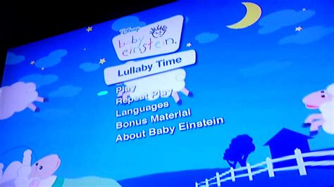 Baby Einstein Lullaby Time Menu Fail Youtube