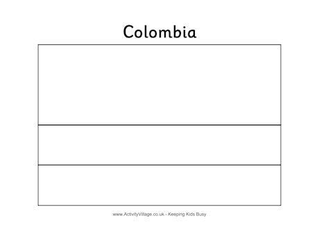 Colombia Flag Coloring Pages Carlos Todd S Coloring Pages
