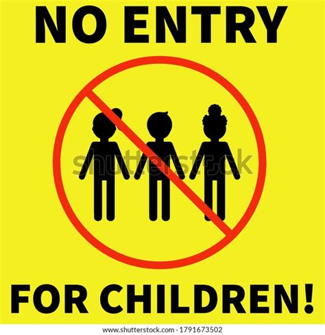 Kids Not Allowed During This Coro Stock Illustration 1791673502