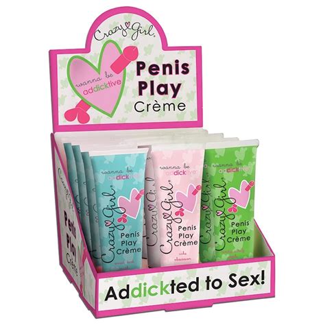 Crazy Girl Penis Play Crème 35oz Display Of 12 Kkitty Products