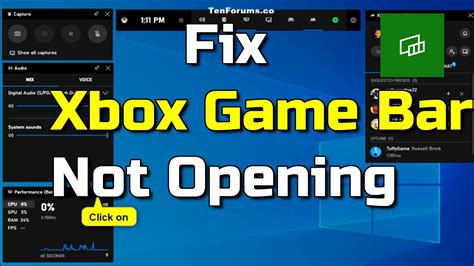 How To Fix Xbox Game Bar Not Opening Or Not Working In Windows 10 Youtube