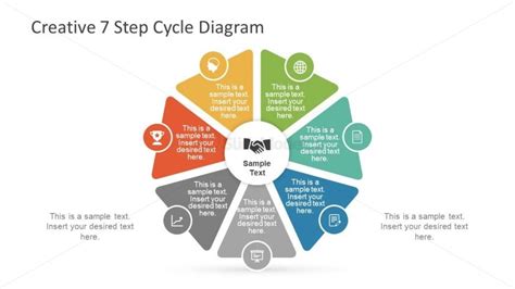 8 Steps Circle Chart Powerpoint Diagrams Slidemodel