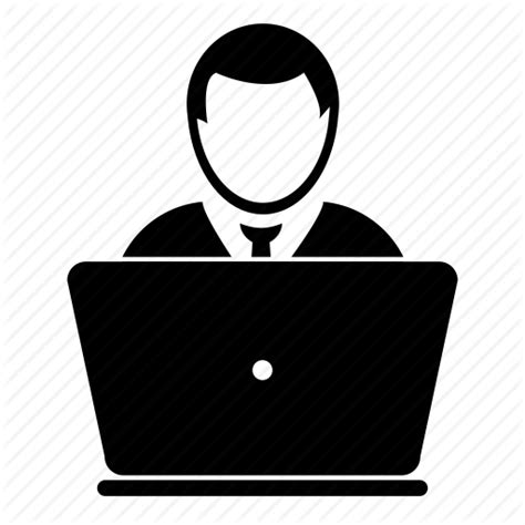 Computer User Icon Svg Png Transparent Background Free Download 16405