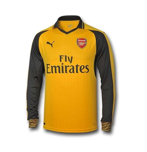 Descubre la nueva camiseta de arsenal fc : Compra Camiseta manga larga Arsenal 2016-2017 Away de niño Original