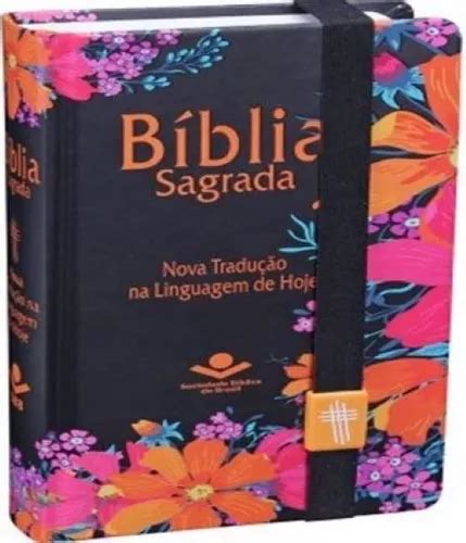 Biblia Sagrada Carteira Capa Flores Com Sticky Note MercadoLivre