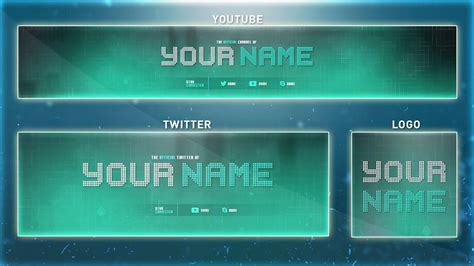 48 Ide Youtube Banner And Logo Template Psd Background Baner