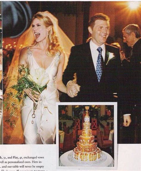Bobby Flay And Stephanie March Wedding Cake March Wedding Wedding Of