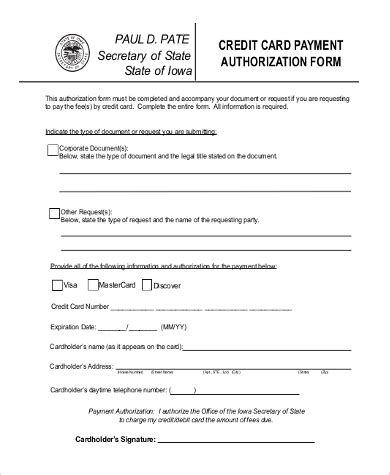 Credit/debit card payment authorization form a. FREE 10+ Sample Credit Card Authorization Forms in MS Word | PDF | Excel