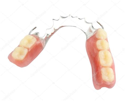 Partial Denture Isolate Stock Photo By ©bunwit 33165303