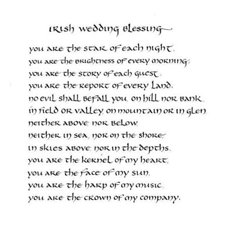 Celtic Wedding Blessing Poem