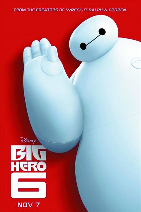 24x36 Inch Big Hero 6 Dis Baymax Movie Poster Custom Art Print
