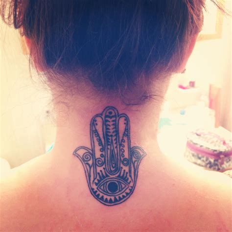 Pin By Aslı Vural On Art I Like Neck Tattoo Tattoos Hamsa Tattoo