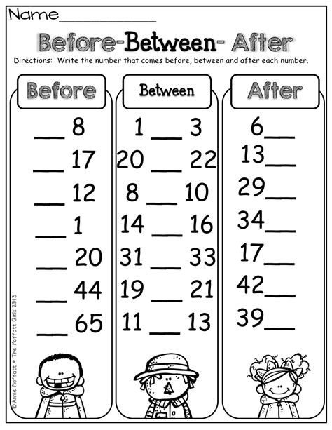 Before And After Worksheets Worksheetsday 17 Maths Worksheets For
