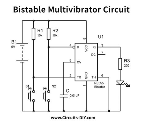 Bistable Multivibrator Circuit