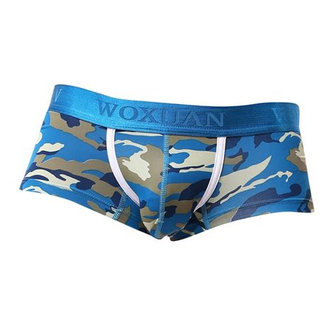 Mens Sexy Camo Underwear Camouflage Briefs Low Rise Trunks Shorts S Xl Ebay