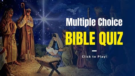 Bible Quiz Test Your Bible Knowledge With This 10 Question Multiple