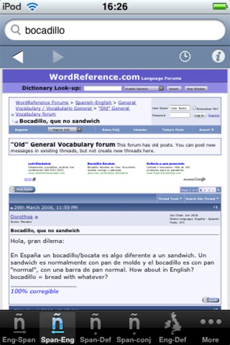 WordReference.com for iPhone - Download
