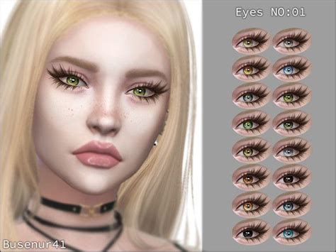 Busenur41 Eyes 01 Non Default Sims 4 Cc Eyes Sims 4