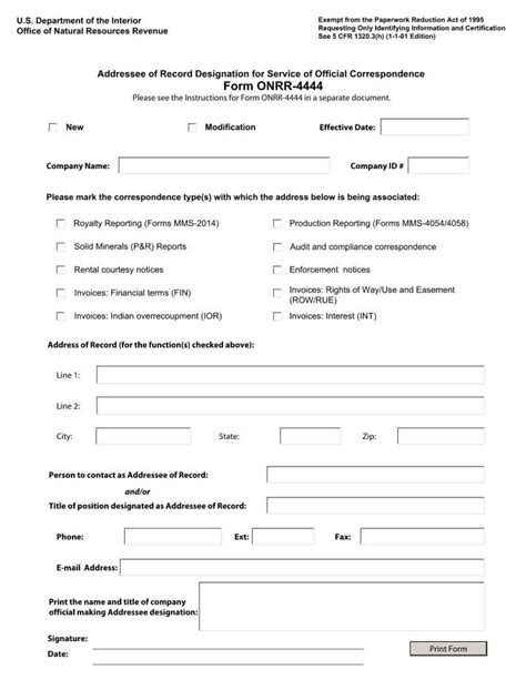 Onrr 4444 Form ≡ Fill Out Printable Pdf Forms Online