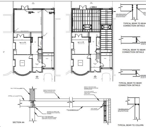 Structural Engineer Loft Conversion House Extension Design Drawings