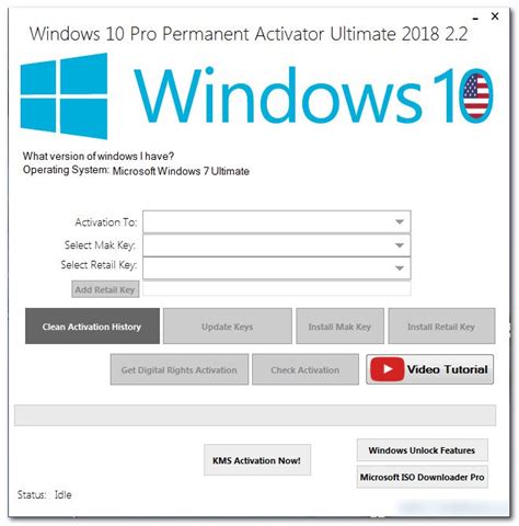 Cracked Softs Windows 10 Pro Permanent Activator Ultimate 2018 V22