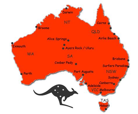 Nationalparks Australien Karte Goudenelftal