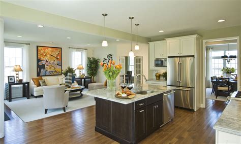 Kitchen Great Room Floor Plans Tag For Open Kitchen Great Room Floor