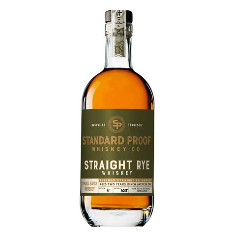 Standard Proof Straight Rye Shop Standard Proof Whiskey