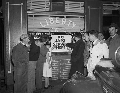 80 Years Ago Today A Sign In A Boston Cafe Window Reads No Japs