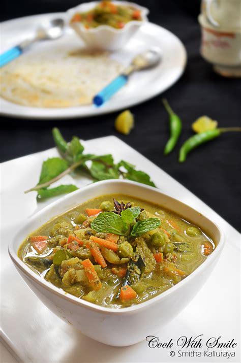 Saagu Mixed Vegetable Sagu Recipe Karnataka Style Mixed Veg Curry