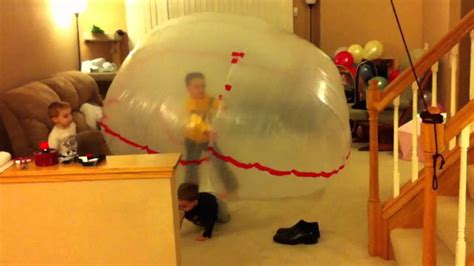 Homemade Inflatable Play Bubble Youtube