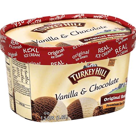 Turkey Hill Vanilla Chocolate Premium Ice Cream Chocolate Superlo