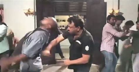 Watch Ram Gopal Varmas Fight With His Films Protesters He Wishes He Had