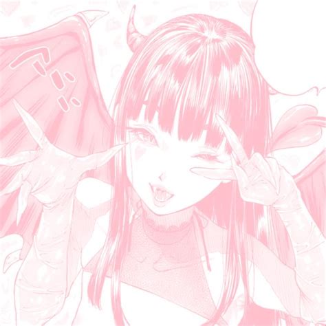 Cute Pink Manga Pfps Aesthetic Anime Anime Girl Pink Pink Drawing