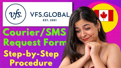 Vfs Courier Sms Request Form How To Fill Vfs Courier Form How To