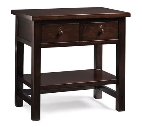 Farmhouse 2 Drawer Bedside Table Pottery Barn