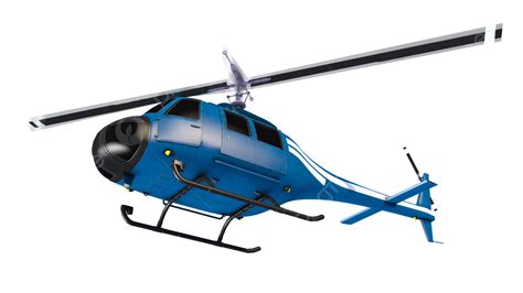 Vista Aérea De Helicóptero Azul 3d Realista Png Helicóptero Aéreo