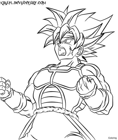Free collection of 30+ printable coloring pages dragon ball z. Dragon Ball Z Coloring Pages Bardock at GetDrawings | Free ...