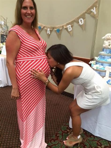 Touching Photos Of Surrogate Mother Lisa With Her Intended Mother C At S C S Baby Shower Last